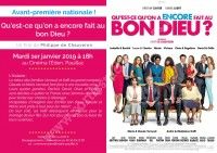 Avant première : Qu'est ce qu'on a encore fait au bon dieu