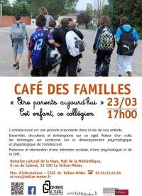 Café des familles Etre parents aujourd'hui - Cet enfant, ce collégien