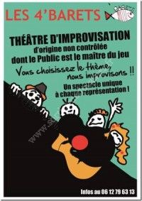 Théâtre d'Improvisation par Les 4'Barets