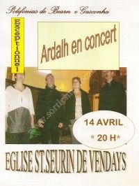 Ardalh en concert