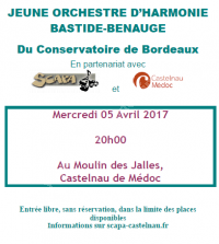 Concert du Jeune Orchestre d'Harmonie de Bastide Benauge