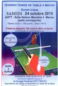 Tournoi de Tennis de Table