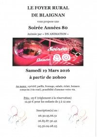Soirée années 80