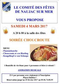 Soirée choucroute royale