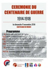 Cérémonie du Centenaire de Guerre 1914-1918