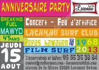 Anniversaire Party Lacanau Surf Club