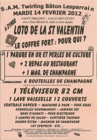 Loto de la St Valentin
