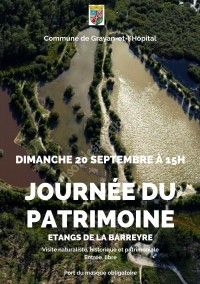 Journées du Patrimoine 2020 : Etang de la Barreyre