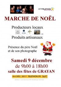 Marché de Noël 2017 et Téléthon