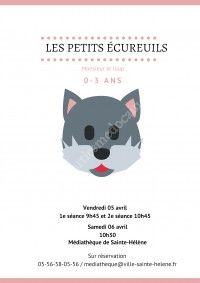 Les petits écureuils - Au loup