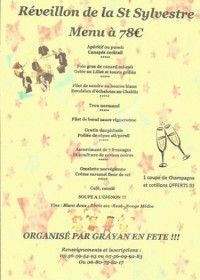 Réveillon de la St Sylvestre