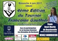 Tournoi Françoise Gauthier 2017