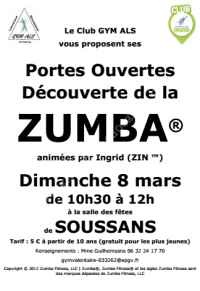 Portes ouvertes Découverte de la Zumba
