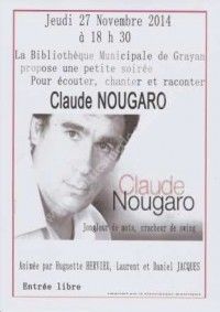 Soirée Claude Nougaro