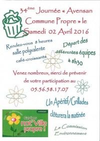 Avensan Commune Propre 2016
