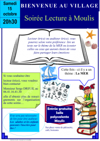 Soirée Lecture