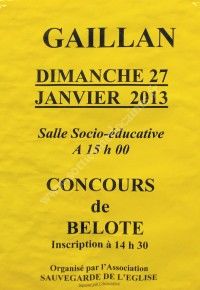 Concours de Belote
