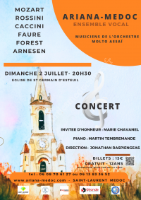 Concert ARIANA Médoc