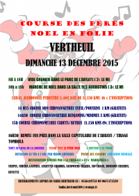 Course des Pères Noël en Folie 2015