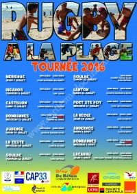 Rugby à la Plage - Tournée 2016