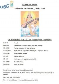 Stage de Yoga