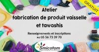 Atelier fabrication de produit vaisselle et tawashi