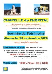 Journées du Patrimoine 2020 : Chapelle de l'Hôpital