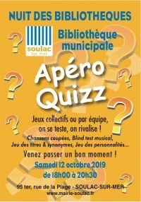 Nuit des Bibliothèques 2019