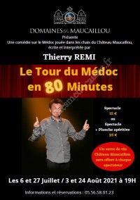 Spectacle-comédie : Le Tour du Médoc en 80 minutes