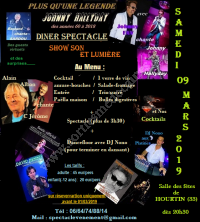 Dîner Spectacle Plus qu'une légende