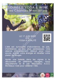 Soirée YOGA & WINE - Soirée Eté