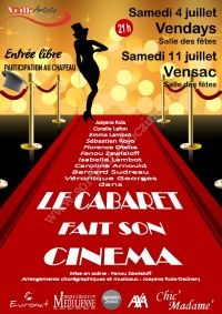 Spectacle Le Cabaret fait son cinéma !