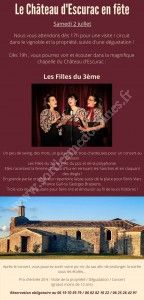 Le Château d'Escurac en fête