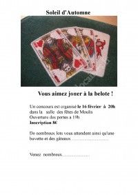 Concours de belote