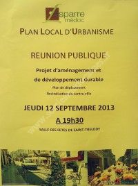Plan Local d'Urbanisme - Réunion Publique