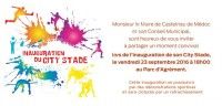 Inauguration du City Stade