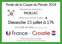 Finale de la Coupe du Monde de Foot 2018