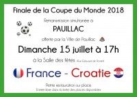 Finale de la Coupe du Monde de Foot 2018