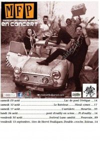 Mado et les Frères Pinard en concert à l'Antidote Hourtin