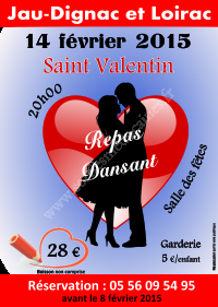 Repas Dansant de la Saint-Valentin