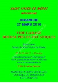 VIDE GARAGE - BOURSE PIECES