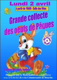 Grande Collecte des oeufs de Pâques 2018