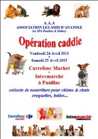 Opération Caddy pour les animaux