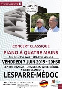 Concert classique : Piano à 4 mains