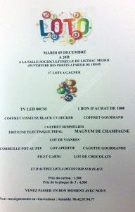 Loto des sarments listracais