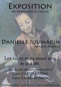 Exposition de peintures à l'huile par Danielle Joumarin, artiste peintre.