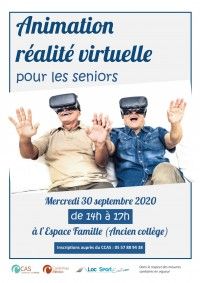 Animation réalité virtuelle pour séniors