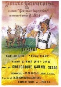 Soirée Choucroute - Diner Dansant