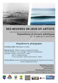 Des Oeuvres, Un Jour, Un Artiste