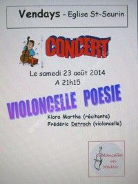 Concert Violoncelle & Poésie